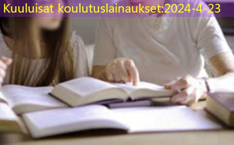 Kuuluisat koulutuslainaukset