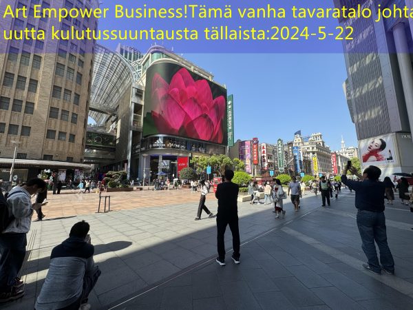 Art Empower Business!Tämä vanha tavaratalo johtaa uutta kulutussuuntausta tällaista