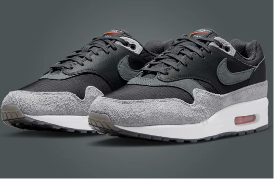 Nike Air Max 1 Premium Dark Smoke Grey: Efterår/vinter teksturopgradering