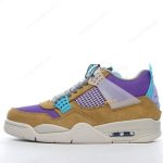 Fet farge, god ytelse: Air Jordan 4 Retro 'Brown Purple Blue' Høydepunkter